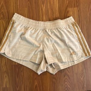 Gold Adidas Shorts